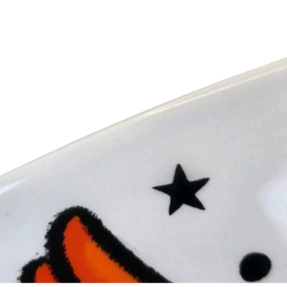 Johanna Parker Halloween Owl Candy Bowl Witch Hat Flying Owl Dish